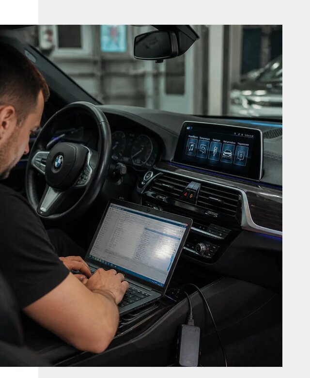 Русификация мультимедиа BMW для авто под ключ в Сестрорецке